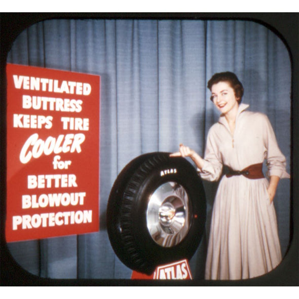 3 ANDREW - Atlas Tires Safety Features - View-Master Commercial Reel - Standard Oil Company - vintage Reels 3dstereo 