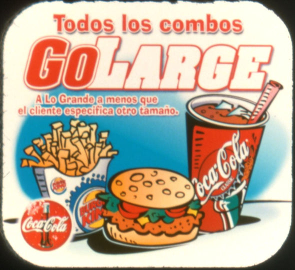 4 ANDREW - Coca Cola - "Go Large" - Crew - View-Master Commercial Reel - Spanish text - vintage Reels 3dstereo 