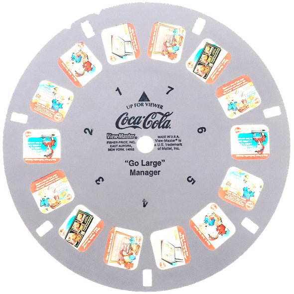 4 ANDREW - Coca Cola - "Go Large" - Manager - View-Master Commercial Reel - 2002 - vintage Reels 3dstereo 