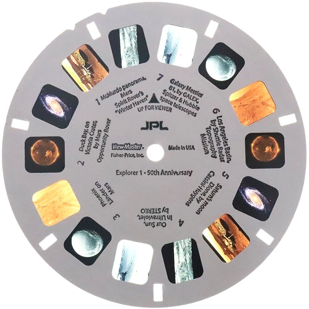 JPL - 50th Anniversary of Explorer 1 - View-Master Commercial Reel ...