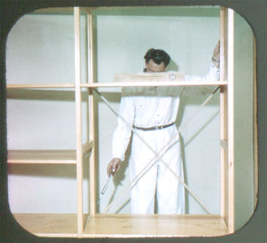 4 ANDREW - Lundia - Erecting Storage Shelving - View-Master Commercial Reel - vintage Reels 3dstereo 