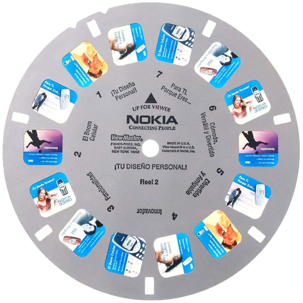 4 ANDREW - Nokia #3390 Connecting People - View-Master Commercial Reel in Spanish - vintage - #2 Reels 3dstereo 