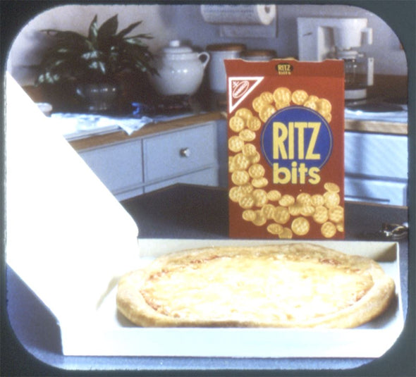 4 ANDREW - Ritz Bits Nacho & Pizza TV Commercial - View-Master Commercial Reel - Will Vinton Studios - vintage Reels 3dstereo 