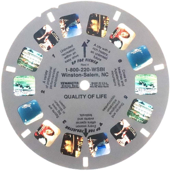 4 ANDREW - Winston Salem, NC - View-Master 4 Commercial Reel Set - 2D - vintage Reels 3dstereo 