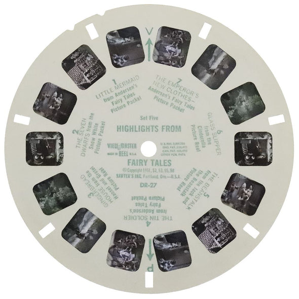 DR-27 - Highlights From Fairy Tales - View-Master Single Reel - 1950s - vintage - (DR-27) Reels 3dstereo 