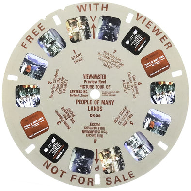 DR-56S - People of Many Lands - View-Master Single Reel - vintage - (DR-56-S) Reels 3dstereo 