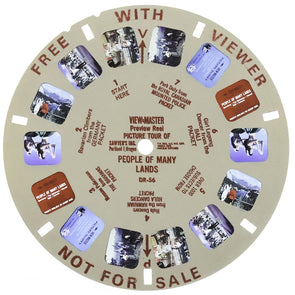 DR-56Sx - People of Many Lands - View-Master Single Reel - vintage - (DR-56-Sx) Reels 3dstereo 