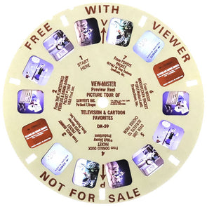 DR-59S - Television & Cartoon Favorites - View-Master Single Reel - vintage - (DR-59-S) Reels 3dstereo 