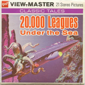 20,000 Legues Under the Sea - View-Master 3 Reel Packet - 1954