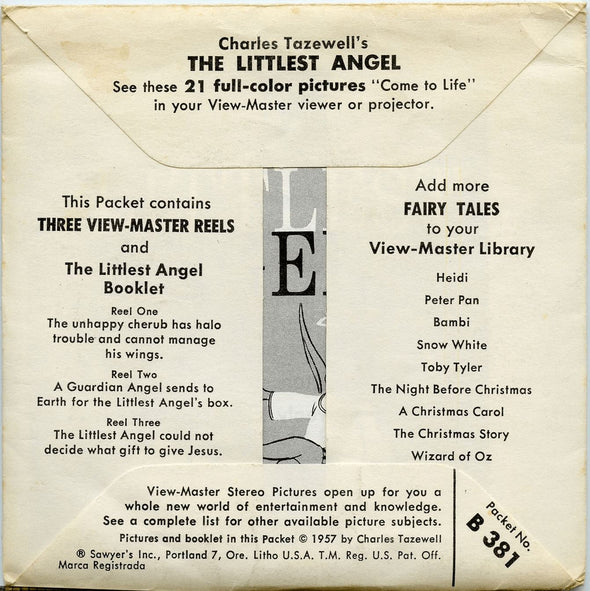 Littlest Angel - Vintage Classic View-Master(R) 3 Reel Packet - 1960s Packet 3dstereo 