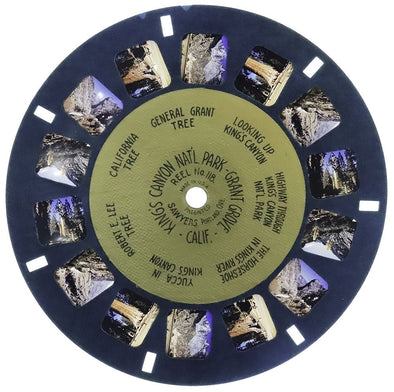 King's Canyon Nat'l Park - View-Master Gold Center Reel - vintage - (GC-118c) Reels 3dstereo 