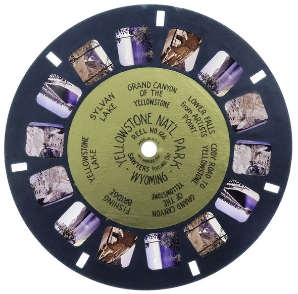 Yellowstone Nat'l Park - View-Master Gold Center Reel - vintage - (GC-126c) Reels 3dstereo 