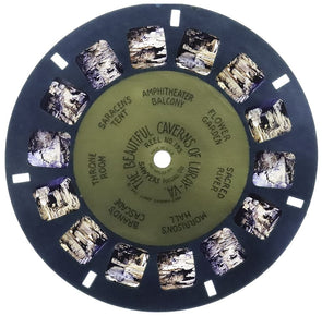 Beautiful Caverns of Luray II - View-Master Gold Center Reel - vintage - (GC-195c) Reels 3dstereo 