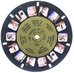 Garden of the Gods - View-Master Gold Center Reel - vintage - (GC-51c) Reels 3Dstereo 