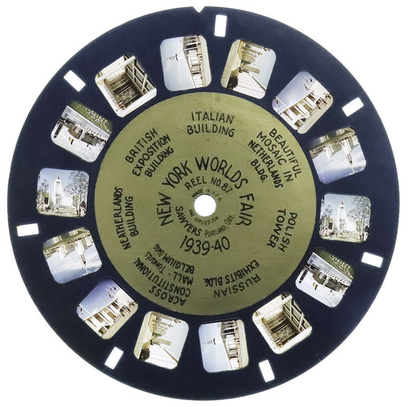 New York Worlds Fair - View-Master Gold Center Reel - vintage - (GC-87c) Reels 3dstereo 