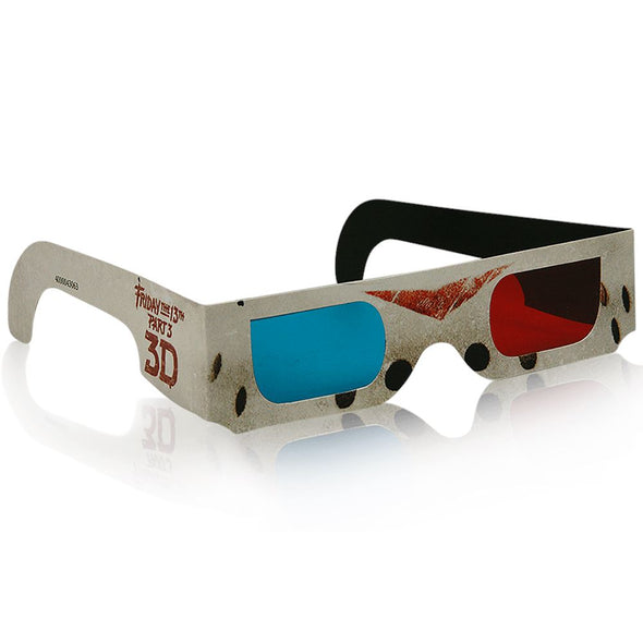Friday the 13th - 3D Anaglyph Glasses - Cardboard 3dstereo 