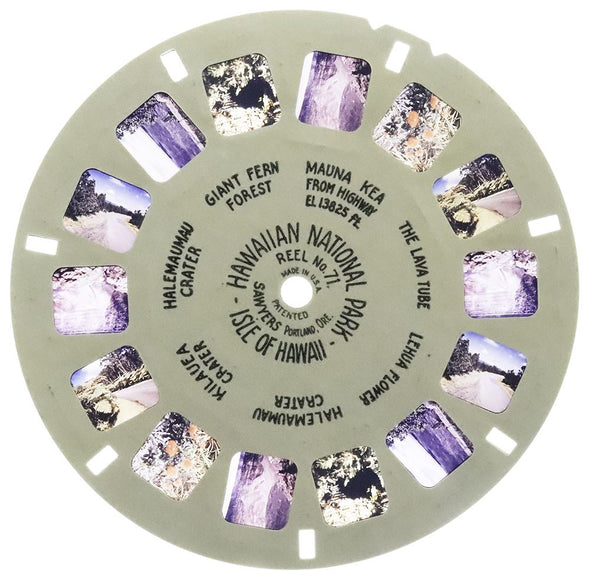 Hawaiian Nat'l Park - View-Master Hand Letter Reel - vintage - (HL-71c) Reels 3dstereo 