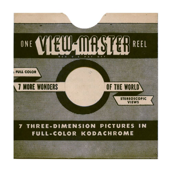 Garden of the Gods - View-Master Hand-Lettered Reel - vintage - (HL-51c) White Hand Lettered Reel 3dstereo 