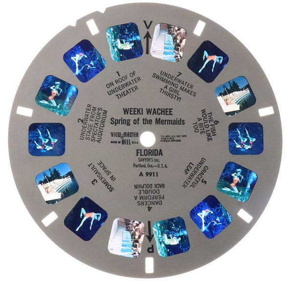 View-Master Packet - Weeki Wachee - Spring of the Live Mermaids - Reel