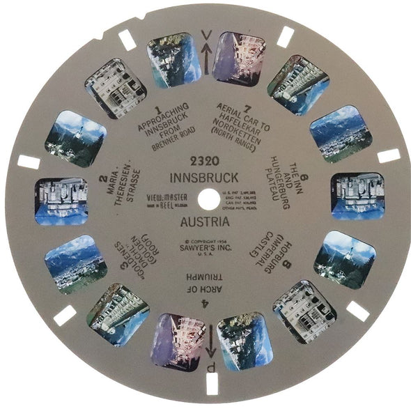 -ANDREW- Innsbruck and the Tyrol - View-Master 3 Reel Packet - vintage - (C646-BS6) Packet 3Dstereo 