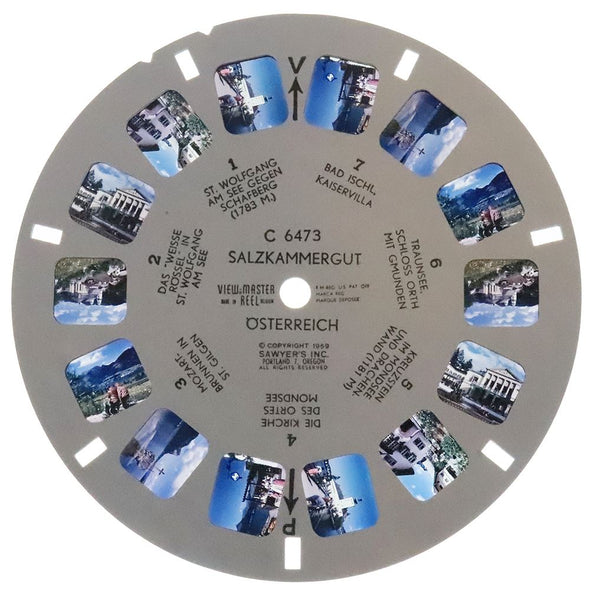 -ANDREW- Salzburg and Salzkammergut - View-Master 3 Reel Packet - vintage - (C647-BS6) Packet 3Dstereo 