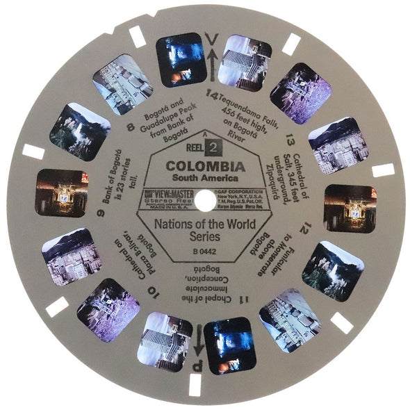 -ANDREW- Colombia - View-Master 3 Reel Packet - vintage - (B044-S6A) Packet 3dstereo 