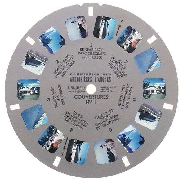 Roof Shingles on Homes - Covertures No1 - View-Master Commercial Reel Reels 3dstereo 