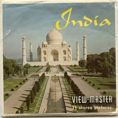 India - B235 - Vintage - View-Master - 3 Reel Packet - 1960s views Packet 3dstereo 