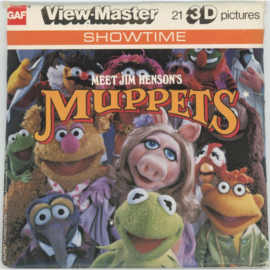 Meet Jim Henson's Muppets - View-Master 3 Reel Packet - 1970s - vintage - K26-G6 Packet 3dstereo 