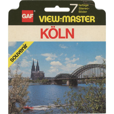Koln - View-Master Single Reel Set on Card - (BC 4154) - vintage VBP 3dstereo 