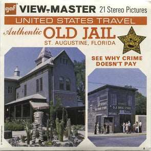 -ANDREW- Authentic Old Jail - View-Master 3 Reel Packet - 1970's - vintage (A938-G3A) Packet 3dstereo 