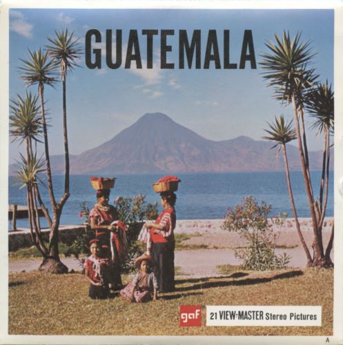 View-Master 3 Reel Packet - Guatemala - 1960s views - vintage - (B012-G1A)