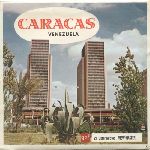 View-Master 3 Reel Packet - Caracas, Venezuela - 1970s views - vintage - (B049-G1X)