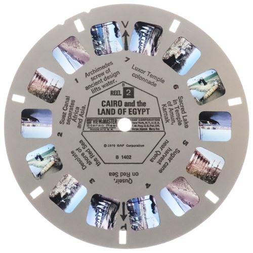 DALIA - Cairo and the Land of Egypt - View-Master 3 Reel Packet - 1960s views - vintage - (zur Kleinsmiede) - (B140-G3B) Packet 3dstereo 