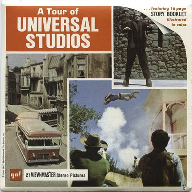 -ANREW- Universal Studios - View-Master 3 Reel Packet - 1970's - vintage (B477-G1C) Packet 3dstereo 