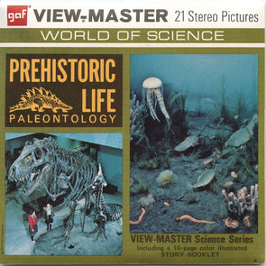 ANDREW - Prehistoric Life - Paleontology - View-Master 3 Reel Packet - 1970s views - vintage- (B676-G3A) Packet 3dstereo 