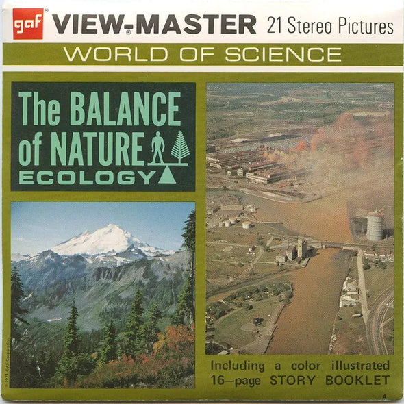 -ANDREW- The Balance of Nature - Ecology - View-Master 3 Reel Packet - 1970s views - vintage - (B686-G3A) Packet 3dstereo 