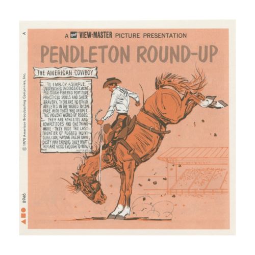 View-Master 3 Reel Packet - Pendleton Round-Up - 1960s - vintage - (B943-G1A)