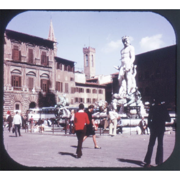Firenze - Italy - View-Master 3 Reel Packet - 1970s views - vintage - C028-BG4 Packet 3Dstereo 