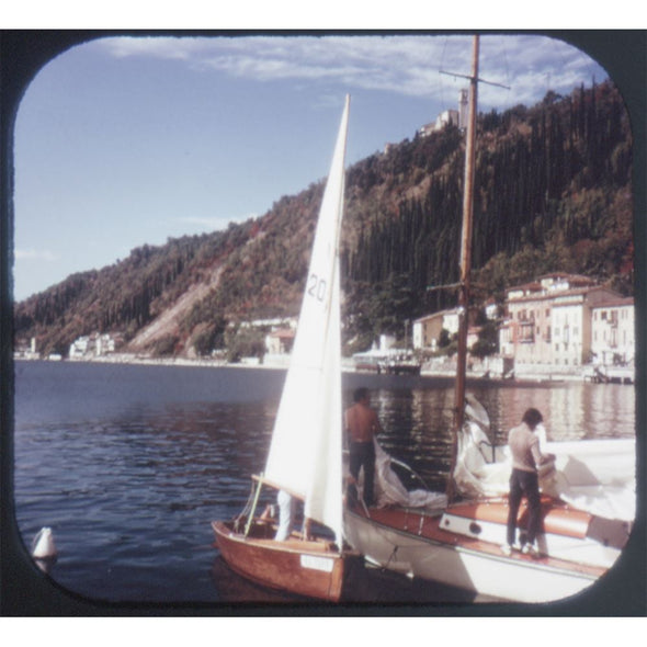 Lago Di Garda - Italy Series No. 11 - View-Master 3 Reel Packet - 1970s views - vintage - C037-BG5 Packet 3Dstereo 