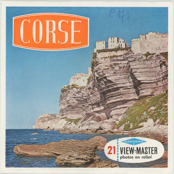 Corse - France - View-Master 3 Reel Packet - views - vintage - C173F-BS6 Packet 3dstereo 