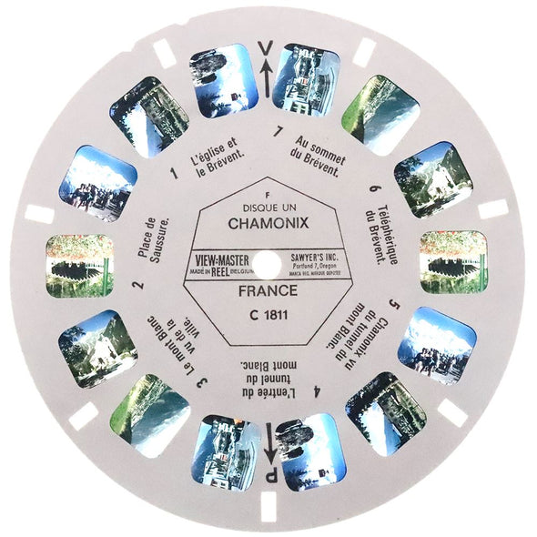 Chamonix - France - View-Master 3 Reel Packet - views - vintage - C181F-BG1 Packet 3dstereo 