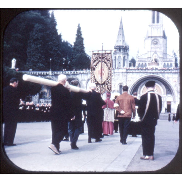 4 ANDREW - Souvenir de Lourdes France - View-Master 3 Reel Packet - views - vintage - C182-BS5 Packet 3dstereo 