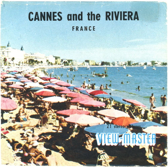 Cannes and the Riviera - France - View-Master 3 Reel Packet - views - vintage - C186-BS5 Packet 3dstereo 