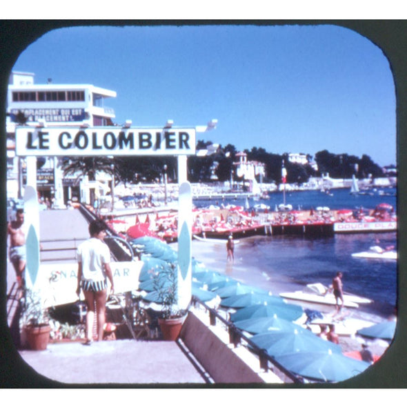 Cannes and the Riviera - France - View-Master 3 Reel Packet - views - vintage - C186-BS5 Packet 3dstereo 