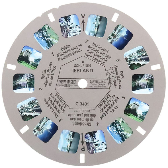 Ierland - View-Master 3 Reel Packet - 1960s views - vintage - C343N-BG1 Packet 3Dstereo 