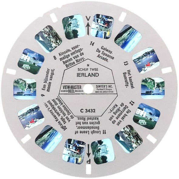 Ierland - View-Master 3 Reel Packet - 1960s views - vintage - C343N-BG1 Packet 3Dstereo 