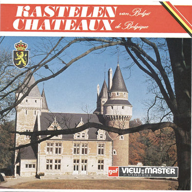 Kastelen Van Belgie - View-Master 3 Reel Packet - 1973 - vintage - C530-BG5 Packet 3dstereo 