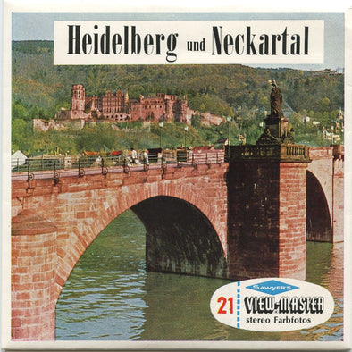 Heidelberg und Neckartal - View-Master 3 Reel Packet - 1960s views - vintage - (C411D-BS6) Packet 3dstereo 
