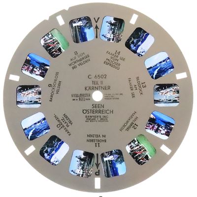 ANDREW - Kärntner Seen - View-Master 3 Reel Packet - vintage - (C650-BS6) Packet 3dstereo 